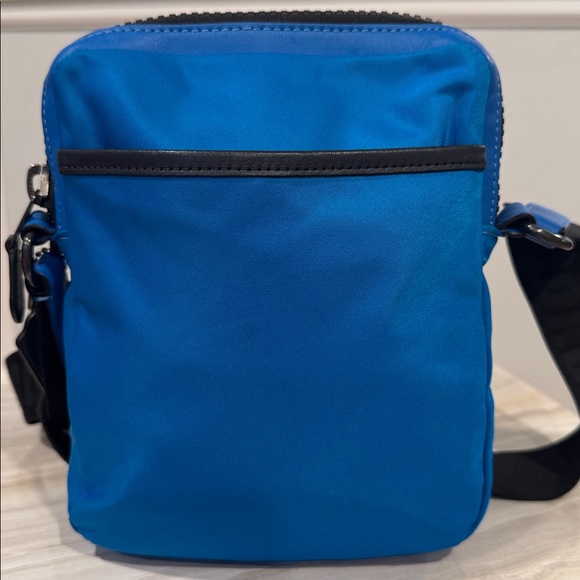 Coach Crossbody Max Blue Nylon Logo Bag - Picture 7 of 16